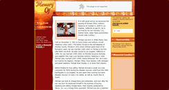 Desktop Screenshot of michaelmadonna.memory-of.com