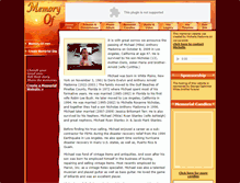 Tablet Screenshot of michaelmadonna.memory-of.com