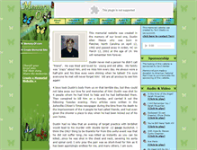 Tablet Screenshot of dustin-allen-meece.memory-of.com