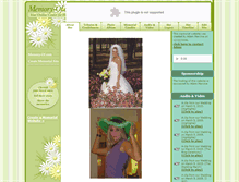 Tablet Screenshot of amberle-e-mervine.memory-of.com