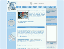 Tablet Screenshot of jonathan-nix.memory-of.com