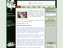 Tablet Screenshot of noel-wheeler.memory-of.com