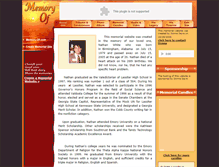 Tablet Screenshot of nathan-white.memory-of.com