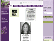 Tablet Screenshot of lisa-thompson.memory-of.com