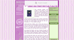 Desktop Screenshot of lavina.memory-of.com