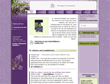 Tablet Screenshot of frank-williams.memory-of.com