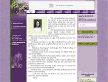 Tablet Screenshot of laura-dillard.memory-of.com