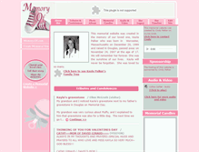 Tablet Screenshot of kaylapalker.memory-of.com