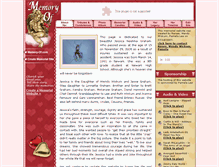 Tablet Screenshot of jessica-graham.memory-of.com