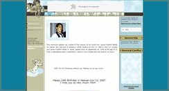 Desktop Screenshot of james-pethel.memory-of.com