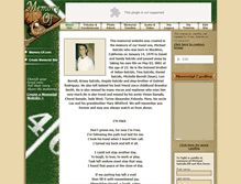 Tablet Screenshot of michael-salcido.memory-of.com