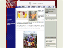 Tablet Screenshot of anthony-fico.memory-of.com