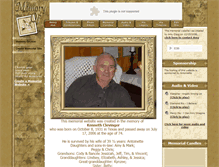 Tablet Screenshot of kenneth-clevinger.memory-of.com