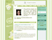Tablet Screenshot of loveforbrenda.memory-of.com
