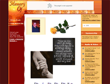 Tablet Screenshot of darren-linforth.memory-of.com