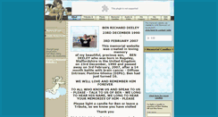 Desktop Screenshot of ben-deeley.memory-of.com