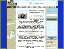 Tablet Screenshot of ben-deeley.memory-of.com