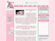 Tablet Screenshot of keira-bach.memory-of.com