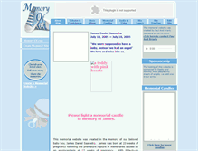 Tablet Screenshot of james-saavedra.memory-of.com