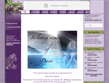 Tablet Screenshot of dana-nobles.memory-of.com