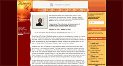 Desktop Screenshot of jonathan-christian-wallace.memory-of.com