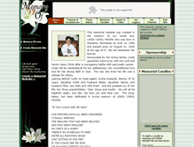 Tablet Screenshot of linda-moore.memory-of.com
