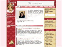 Tablet Screenshot of kathleen-lally.memory-of.com