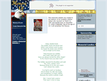 Tablet Screenshot of andrew-h-nelson.memory-of.com