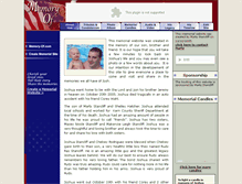 Tablet Screenshot of joshua-stancliff.memory-of.com
