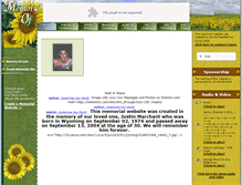 Tablet Screenshot of justin-marchant.memory-of.com