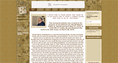 Desktop Screenshot of harold-smith-jr.memory-of.com