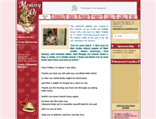 Tablet Screenshot of debbie-brown.memory-of.com