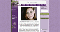 Desktop Screenshot of beckytorres.memory-of.com