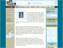 Tablet Screenshot of bradley-mcgee-angel.memory-of.com