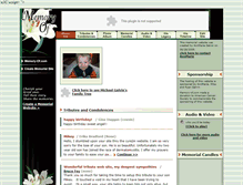 Tablet Screenshot of michael-galvin.memory-of.com