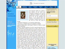 Tablet Screenshot of christopher-montgomery.memory-of.com