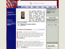 Tablet Screenshot of dennis-marvin.memory-of.com