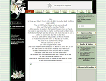 Tablet Screenshot of john-flynn-sr.memory-of.com