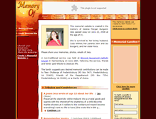 Tablet Screenshot of jessica-bungard.memory-of.com