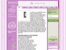 Tablet Screenshot of loretta-kail.memory-of.com