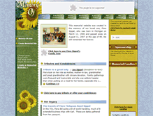 Tablet Screenshot of florasippel.memory-of.com