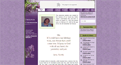 Desktop Screenshot of dottie-coletejada.memory-of.com
