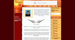 Desktop Screenshot of irvin-johnson.memory-of.com