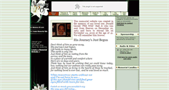 Desktop Screenshot of donald-peewee-hall-jr.memory-of.com