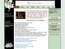 Tablet Screenshot of donald-peewee-hall-jr.memory-of.com