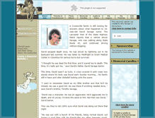 Tablet Screenshot of davidsavagejrmemoryofcom.memory-of.com
