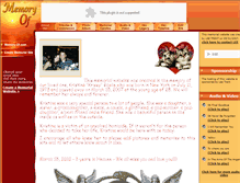 Tablet Screenshot of kristina-basile.memory-of.com