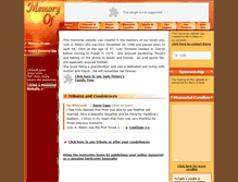 Tablet Screenshot of judy-peters.memory-of.com