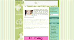 Desktop Screenshot of josie-copeland.memory-of.com