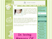 Tablet Screenshot of josie-copeland.memory-of.com